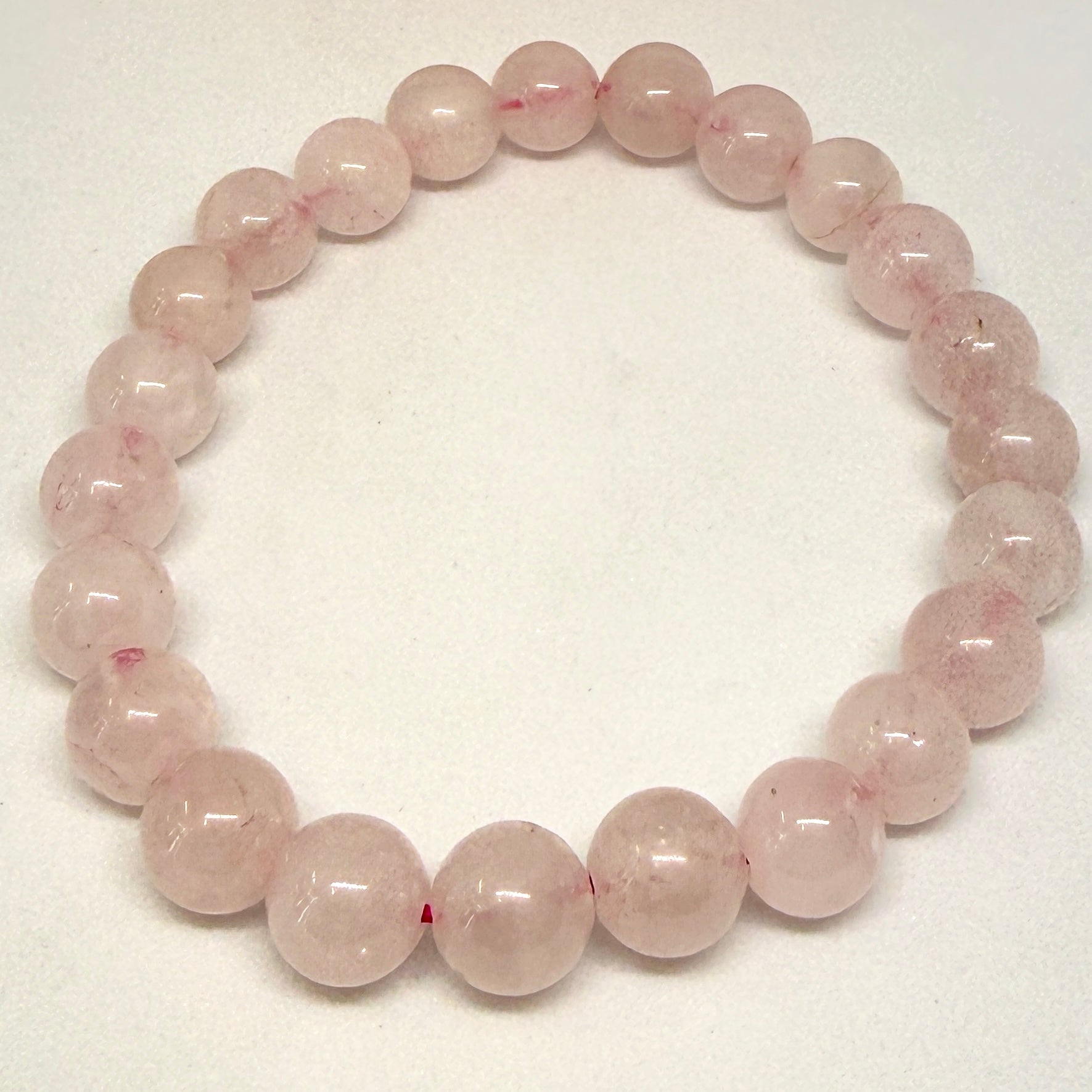 Rose Quartz Ball Bracelet – Self-Love, Compassion & Emotional Balance