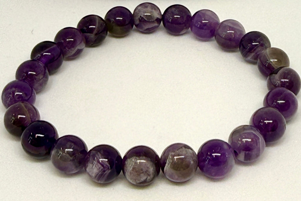 Dream Amethyst Ball Bracelet – Peaceful Sleep, Calm & Spiritual Clarity