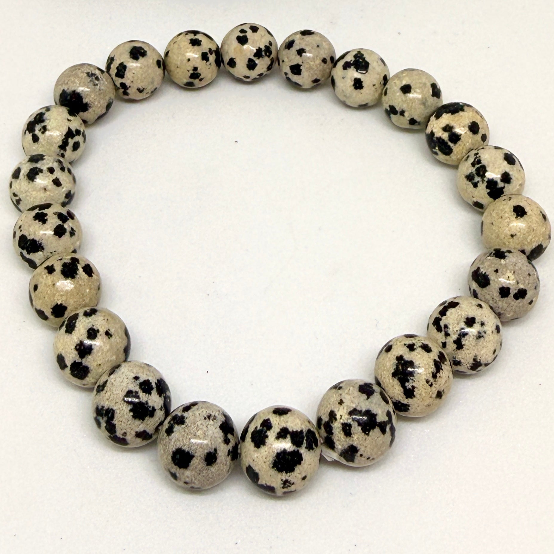 Dalmatian Jasper Ball Bracelet