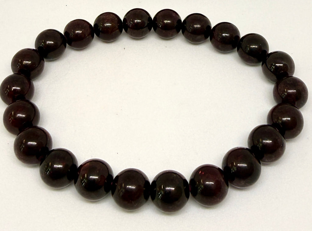 Garnet Ball Bracelet