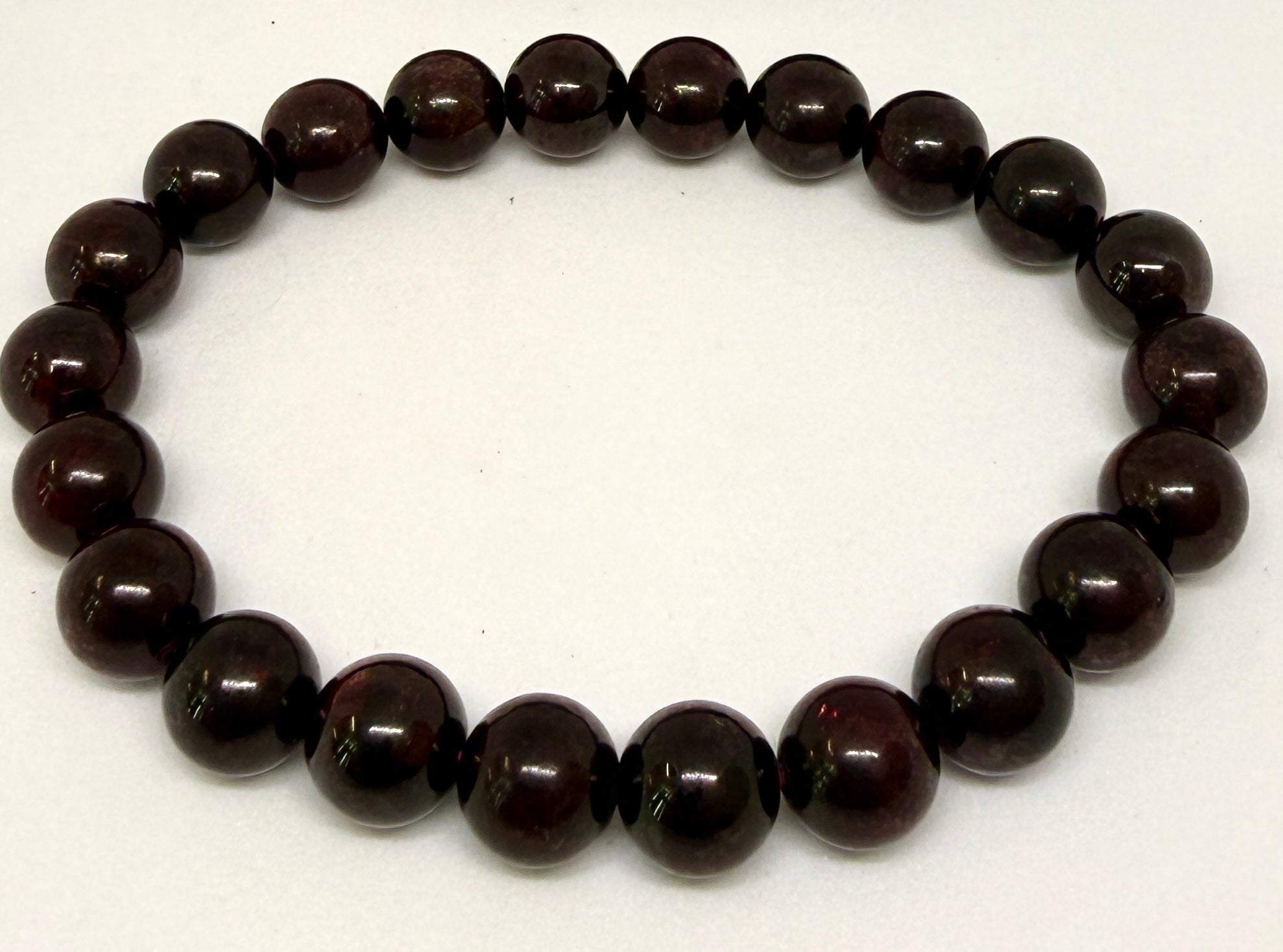Garnet Ball Bracelet