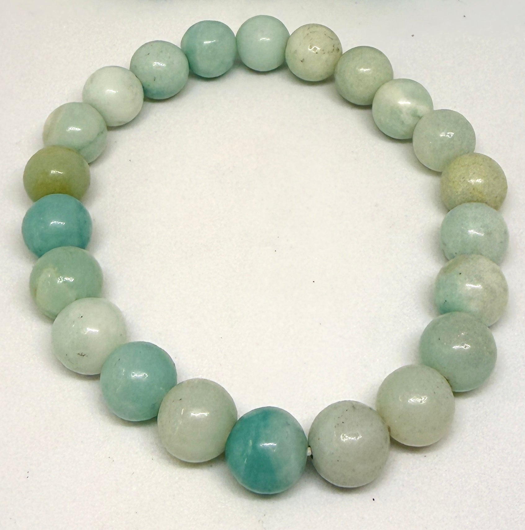Amazonite Ball Bracelet – Calm, Clarity & Emotional Balance