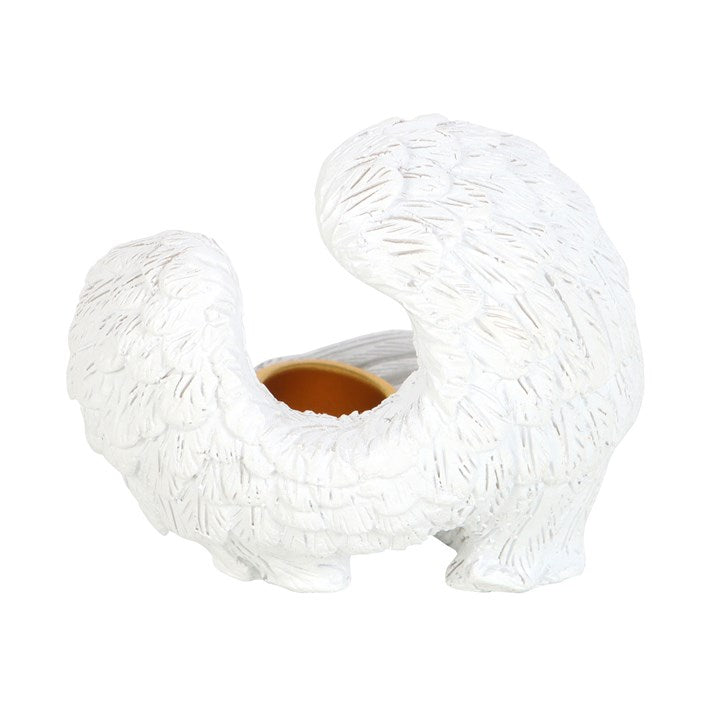 White textured boxing gloves on a white background