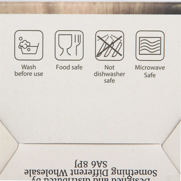 Product label with safety symbols and text on a white background