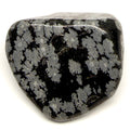 Snowflake Obsidian Tumblestone – Grounding, Clarity & Emotional Balance