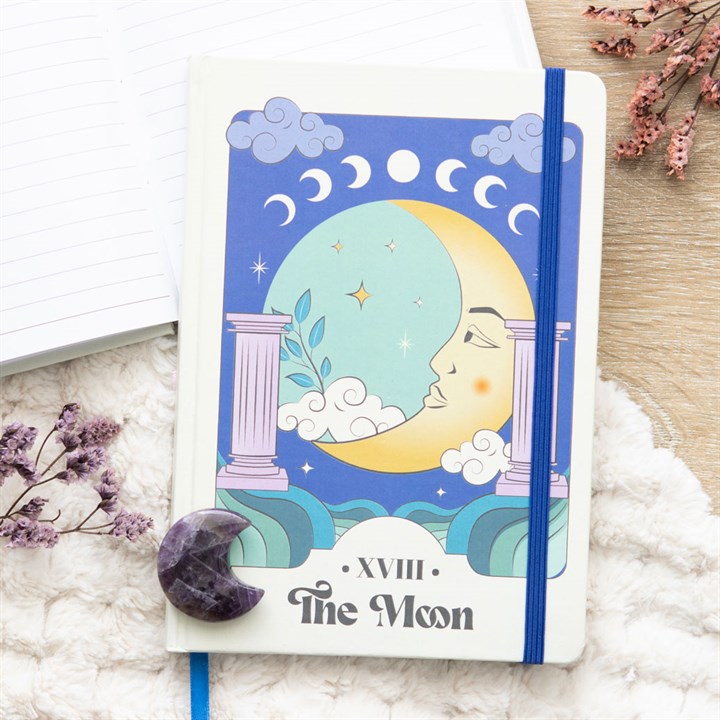 The Moon Celestial A5 Notebook – Lined Journal for Writing & Gifting