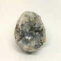 Crystal rock on a white background