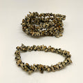 Two stonechip bracelets on a white background