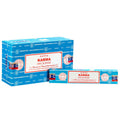 Two boxes of Satya Karma Incense on a white background