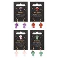 Gemstone Mushroom Earrings – Natural Crystal Jewellery & Gift