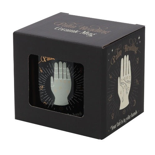 Palm Reading Ceramic Mug – Mystical Gift for Tea & Coffee Lovers