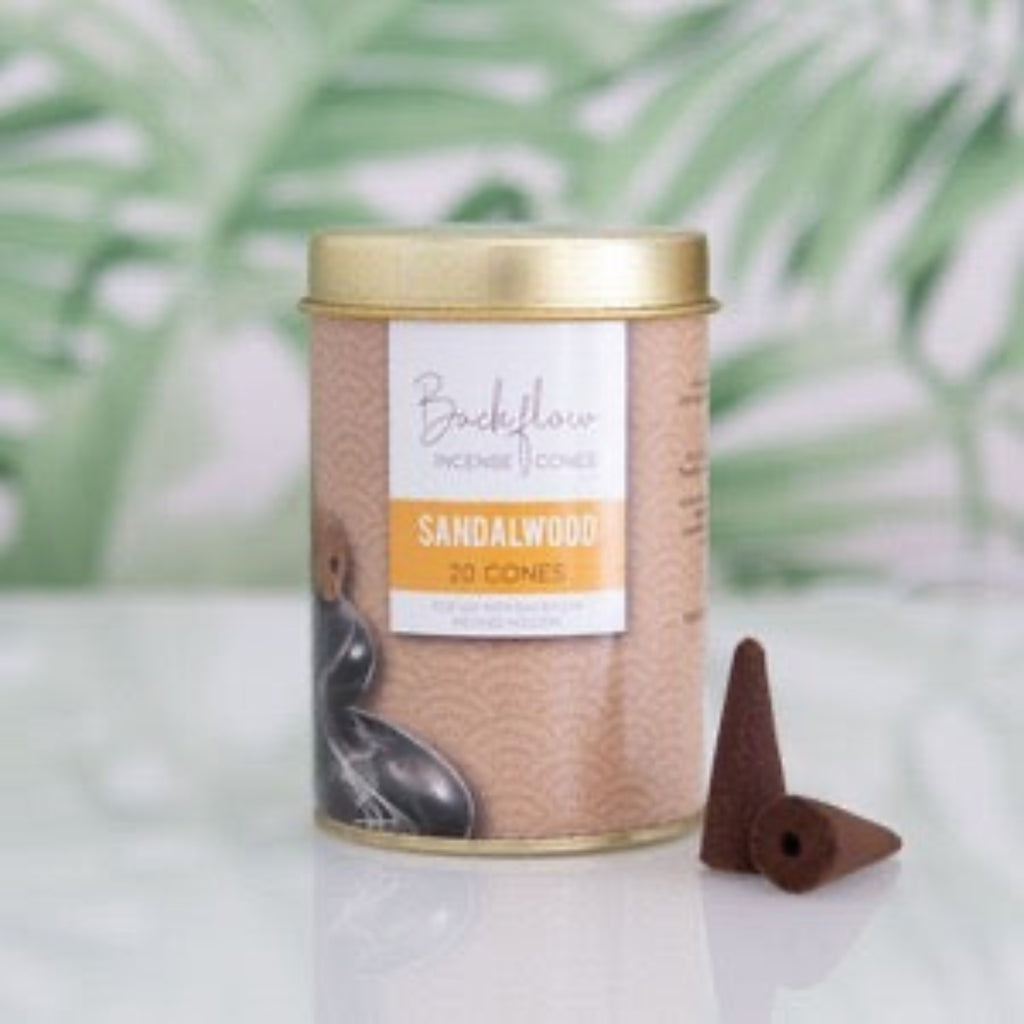 Jumbo Sandalwood Backflow Incense Cones – Backflow Incense for Burners & Relaxation
