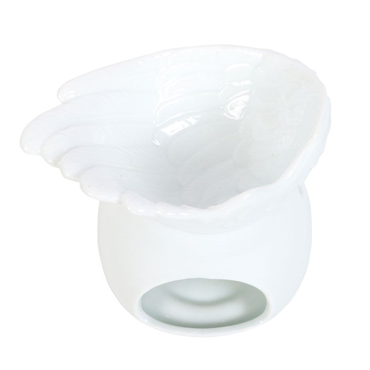 White ceramic bowl with a smooth finish on a white background