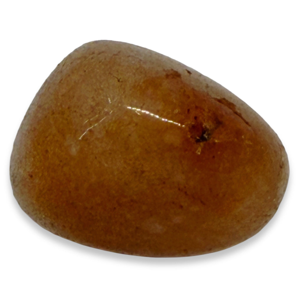 Brown stone on a white background