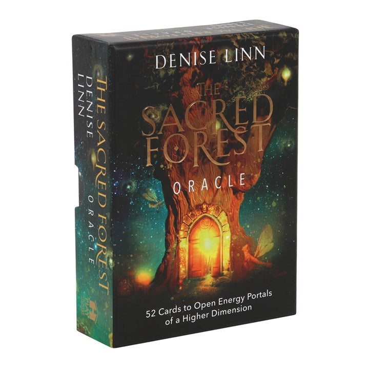 Box of 'The Sacred Forest Oracle' by Denise Linn on a white background