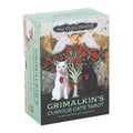 Box of Grimalkin's Curious Cats Tarot featuring cats and a tree on a white background