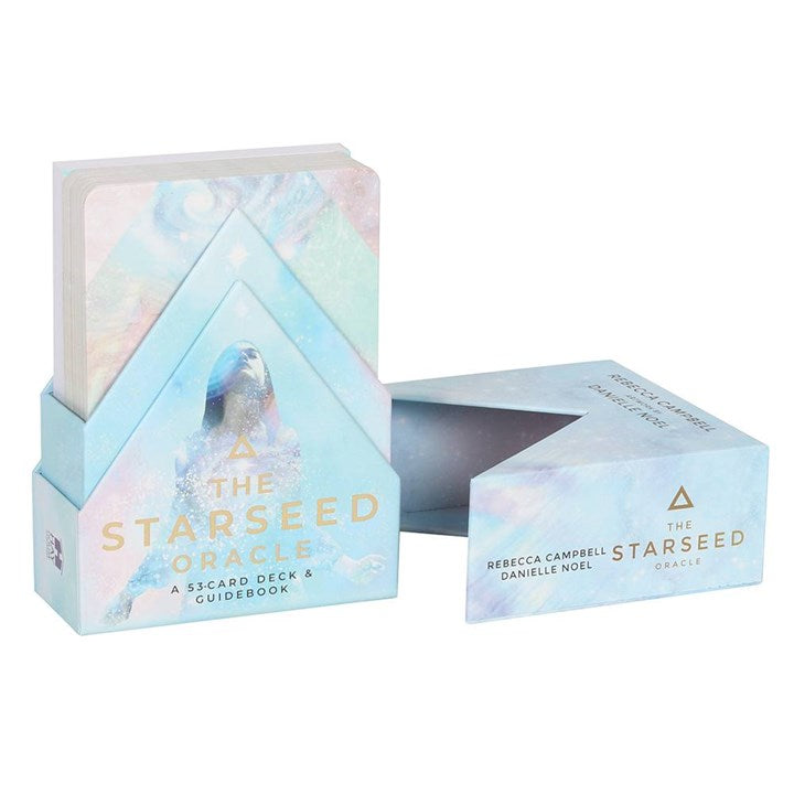 Starseed Oracle card set packaging on a white background