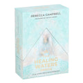 Box for 'The Healing Waters Oracle' with artwork by Katie Louise on a light blue background