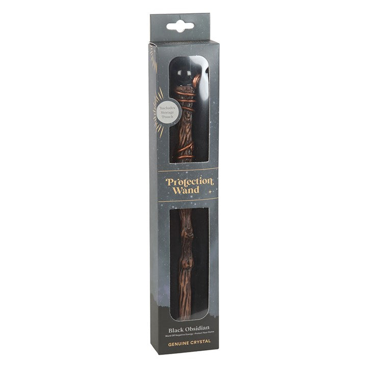 Protection wand in packaging with 'Protection Wand' text on a white background
