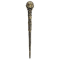 Decorative pen with a pentagram design on a white background