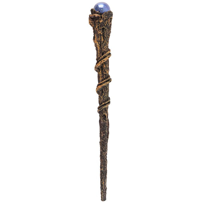 Wand With Purple Resin Gem – Ritual Wand for Altar & Spiritual Practice