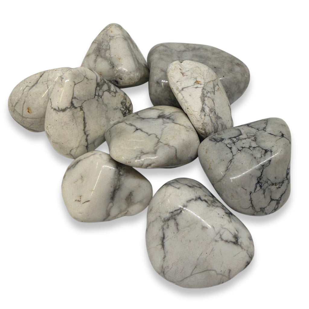 Howlite Tumblestone – Patience, Calm & Stress Relief